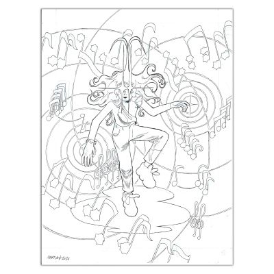 Martin Robic | Une Fête Sans Fin - Page originale 38 + storyboard | Achetez de l’Art