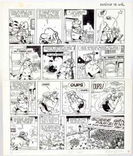 Greg Michel (Regnier, Michel 1931-1999) | Planche du 5ème Gag de Greg sur Achille Talon, Pilote 217… | Stanley’s Auction