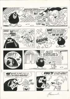 Cattivik - Giorgio Sommacal - original page | Catawiki