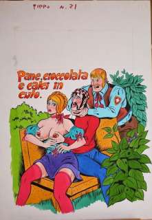 Pippo #21 - Alberto Del Mestre - Original Cover - Page séparée - EO - (1976) | Catawiki
