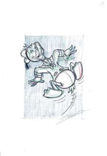 Donald Duck Having Fun - Original Sketch - Z. Vendetta - Page séparée | Catawiki