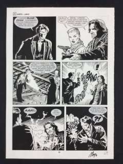 Dampyr #9 - Majo - original page "Lamiah" - (2000) | Catawiki