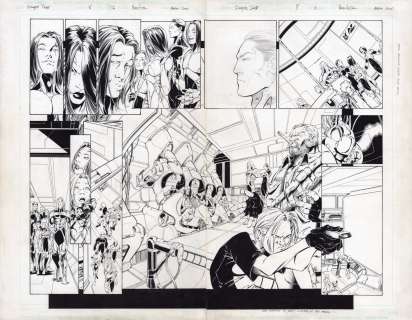 Aaron Sowd, Joe Benitez - Weapon Zero 08 Pg 02 -03 Dps Double Page Splash Top Cow