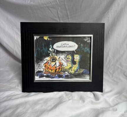 BRIAN BASSET Framed Red & Rover Original Sketch Drawing "Cajun Marshmallow" 2006 | eBay US (Buy It Now)