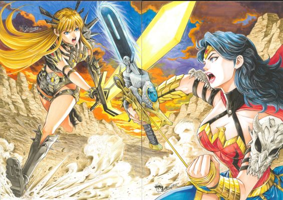Magik & Wonder Woman by Jacky Hau Includes 6 PRELIMS!!! | Raremarq (Buy It Now)