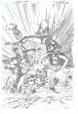 Yildiray Cinar | Legion of Super-Heroes #13 Unpublished Cover | Essential Sequential