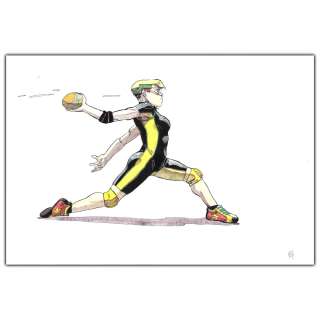 Merwan Chabane - Merwan - Mécanique Céleste (2019) - Joueuse en action, illustration originale