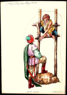 Nadir Quinto - original illustr. " Fairy Tales from Many Lands" - Page volante - EO - (1966) | Catawiki