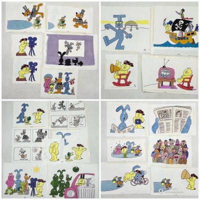 Lot 45 - A complete set of original interior artwork for the Henrys Cat book… | misc / divers