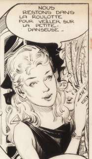 Gaudelette, André - Demi planche originale (p.27B) - Line et les timbres volants - (1960/2003) | Catawiki