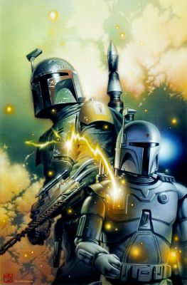 Tsune Sanda | Star Wars Tsuneo Sanda Boba Fett Art | ComicArtFans Classifieds