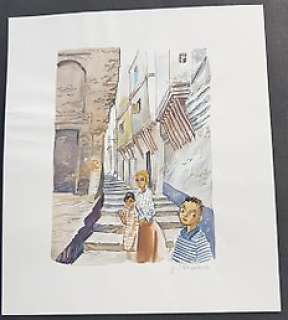 Jacques, Ferrandez  - Dessin original - Retour Ã  Alger, La casbah  - (2013) | Catawiki