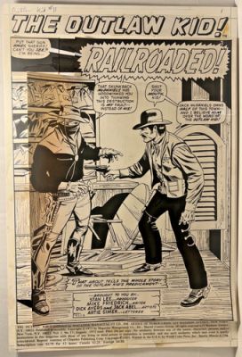 Outlaw Kid #11 First Page Splash Original Comic Art Pg. Ayers & Abel Please read | eBay US (Buy It Now)