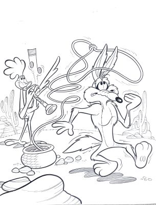 A.N.I. | Original illustration cm. 29x37. Ink. Coloured on the back. Code 2072. | Segni e Disegni