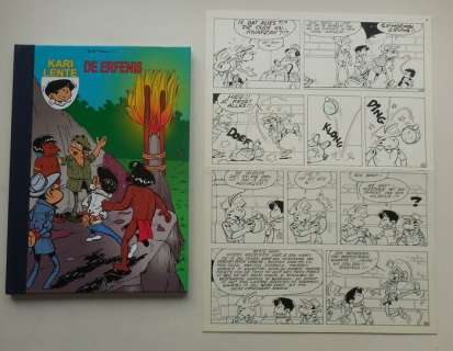 Kari Lente - Originele pagina & Album met linnen rug (30 ex.) - De erfenis - EO - (2010) | Catawiki