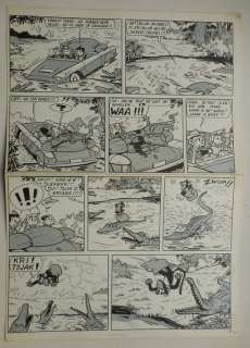 Pits en Kaliber - Originele pagina - De verloren safari (p.9) - Page volante - (1963) | Catawiki