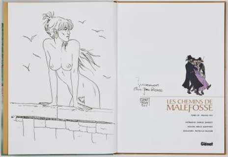 Goepfert - Lot 41 - * Ensemble de 3 dédicaces : Les chemins de Malefosse...