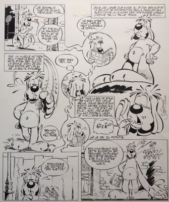 Henri Dufranne, Gotlib (Concept), Carlo Marcello (Concept), Jean Ollivier (Concept) | Dufranne, Gai-Luron, Gag Pastiche Docteur Justice, Pif Gadget#292, 1974. | 2DGalleries