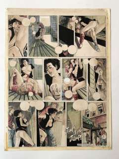 ALATUNA Horacio Mise en couleur d’une planche, noir… | misc / divers