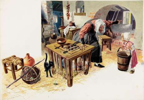 Michele (Angelo Bioletto) - "Hansel e Gretel (Hansel and Gretel)", anni ‘60 | Urania Casa d’Aste