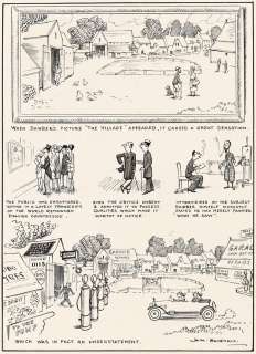 HENRY MAYO BATEMAN (1887 - 1970) When Dawber’s picture "The Village" appeared, it caused a great sensation. | Swann Galleries