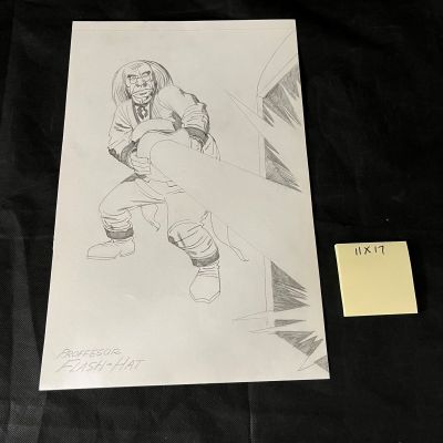 Jack Kirby Original Art Full Body Concept Sketch | misc / divers