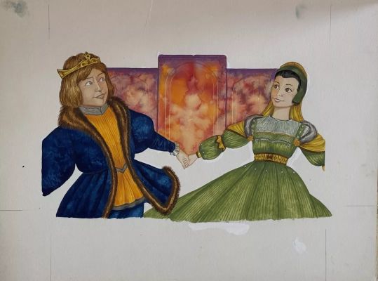 Lot 100 - Snow White Original Vintage 1970’s Book Artwork & COA & Copy of Page Free Post In UK | misc / divers