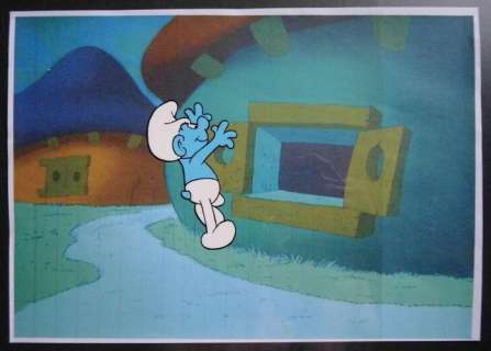 Smurfs - Peyo Les Schtroumpfs animation cellulo - Other - (1981/1989) | Catawiki