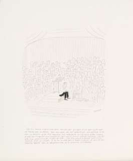 Jean-Jacques Sempé... | Jean-Jacques SEMPÉ (1932-2022) Le chef d’orchestre Encre... | misc / divers