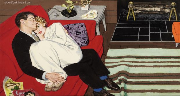 Alexander Sharpe Ross, Alex Ross | Alexander Sharpe Ross , How Sure Can You Be? McCall’s Magazine Illustration, 1949 | ComicArtFans Classifieds