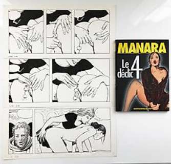 Milo Manara - original page #37 "The Click 4/Il Gioco 4" - Page volante - EO - (2001) | Catawiki