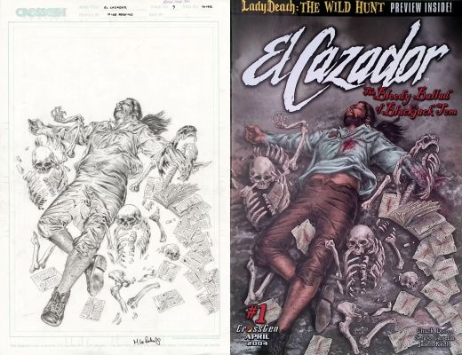 Mike Perkins | Perkins, Mike - El Cazador: the Ballad of Blackjack Tom #1 Cover! - $1,375 | ComicArtFans Classifieds