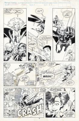 Arthur Adams, Terry Austin | Excalibur Mojo Mayhem Vol 1 #1 Page 37 | ComicArtFans Classifieds
