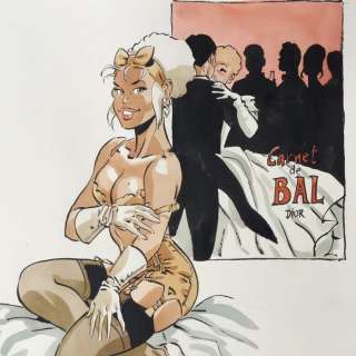 Meynet, Félix - Dessin original en couleur- Â«Â Dior Carnet de BalÂ Â» | Catawiki