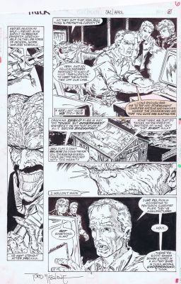 Todd McFarlane - The Incredible Hulk #342 Page 6 By Todd McFarlane (1988) Hulk & the Leader!