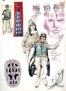 Pratt, Hugo | COUVERTURE DE LA REVUE SERGENT KIRK N°38 Illustration Ã  l’aquarelle | Cornette de St Cyr