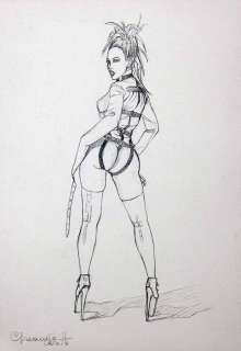 Giovanna Casotto - Illustrazione originale bianco e nero - Page volante - (2018) | Catawiki