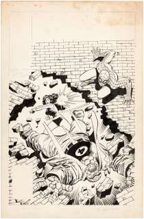 "FANTASTIC FOUR" #299 COMIC BOOK COVER ORIGINAL ART BY JOHN AND SAL BUSCEMA. | Hake’s