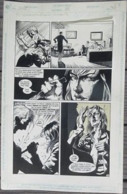CHRIS BACHALO Shade the Changing Man #1 page 34 Original Art
