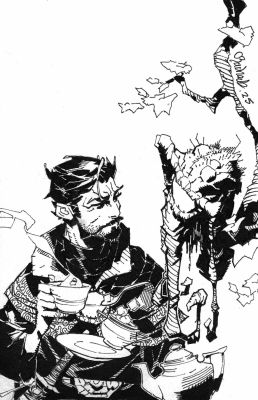 Doctor Strange & Man Thing by Chris Bachalo | DiTullio Art Collective