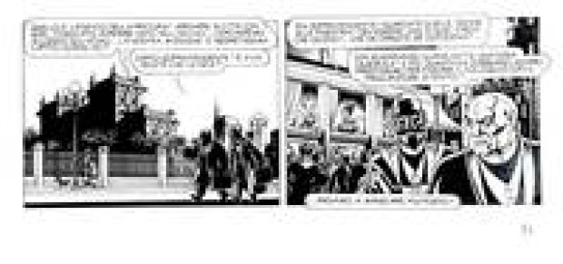 Magnus | Original strip for I Briganti. Cm. 36x16,5. Ink and felt. Mint. Code 2331. | Segni e Disegni
