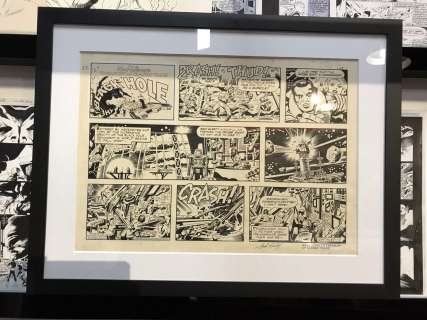 JACK KIRBY BLACK HOLE ORIGINAL ART - SIGNED