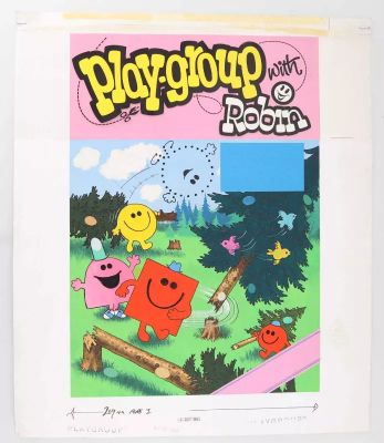 Lot 206 - IPC MAGAZINES- PLAYGROUP WITH ROBIN, ORIGINAL COVER ARTWORK 1985 | McTear’s