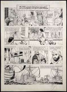 Delaby, Philippe  - Tarik le Conquérant - planche originale (p.1) | Catawiki