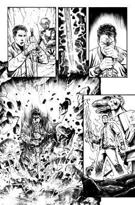 Gavin Smith | Gavin Smith - Mighty Morphin Power Rangers: Zord Quest #1, Page 25 | Modern Mythology Comic Art