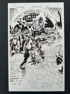 Roland Boschi | GHOST RIDER Heaven’s on Fire #4 original Splash Page 24 Marvel Comics 2009 | 2DGalleries