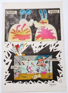 Tramber (Kermadec, Bertrand Huon de) - Planche originale en couleur - William Vaurien - Série parue dans Métal Hurlant - (1983) | Catawiki