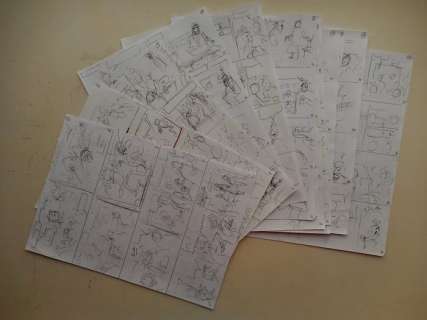 Suske en Wiske - 22x originele pagina schets - volledig verhaal - De tragische tante - (2013) | Catawiki