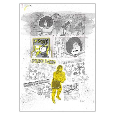Anne Masse | Asphalte Sauvage - Planche originale 108 | Achetez de l’Art