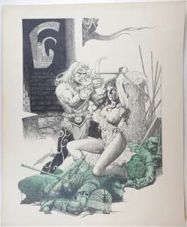 Erotic Fantasy - illustrazione originale - Page volante | Catawiki